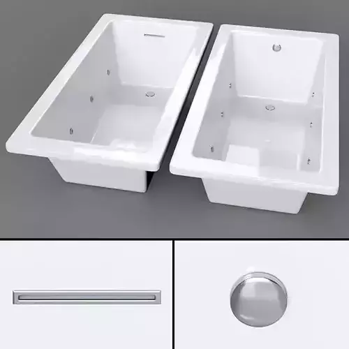 Bathtub - by HydroSystem - Lacey 3D model