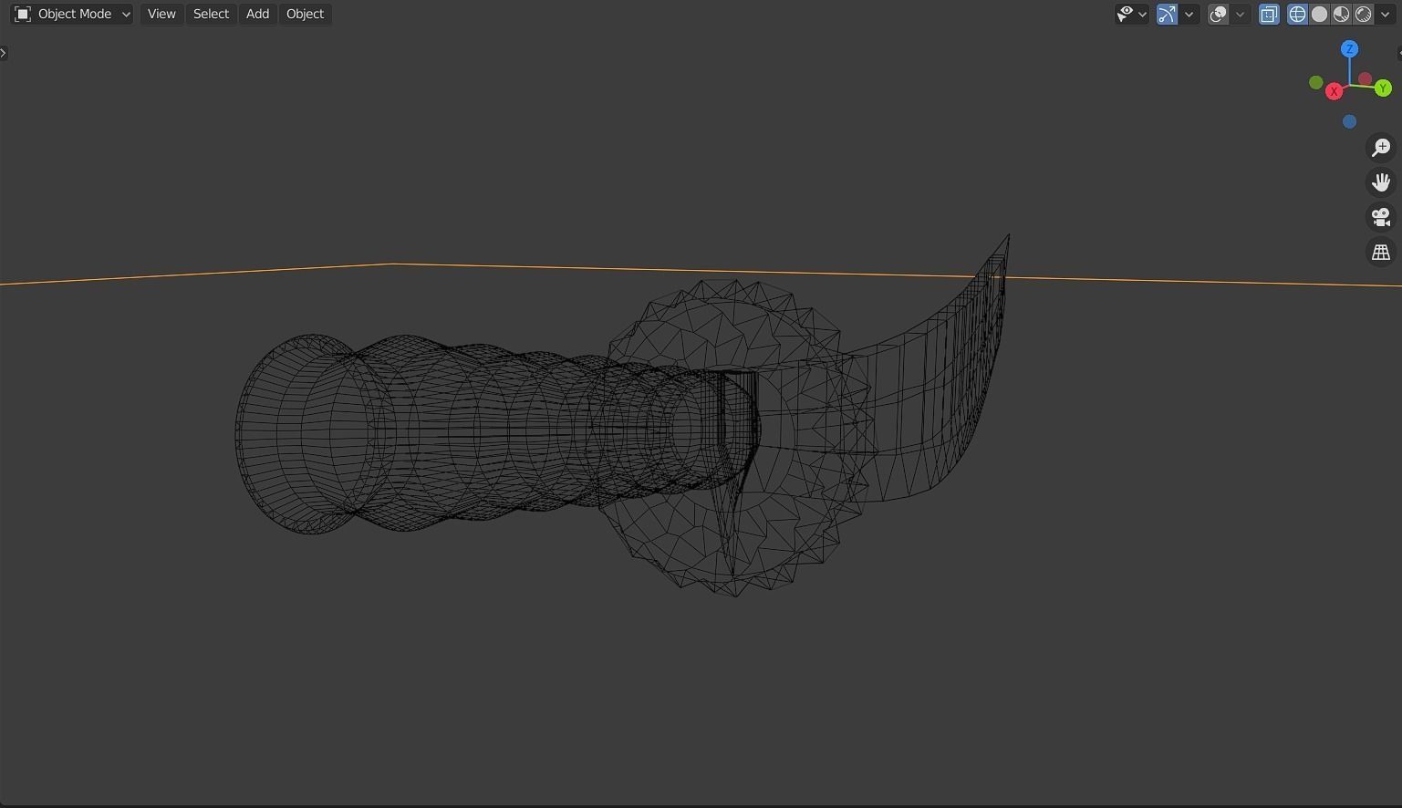 Fire Machete-low Poly-PBR 3D model_8