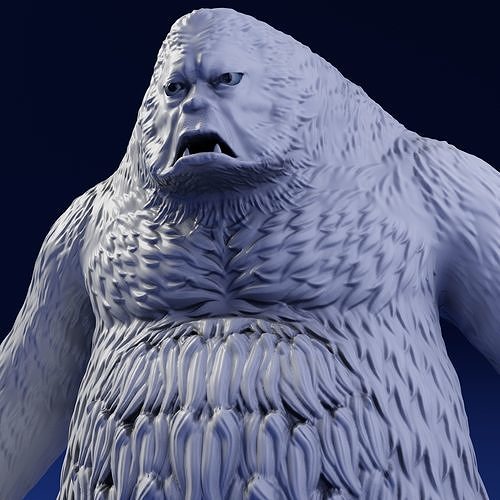 Bigfoot 3D Print Model sasquatch 3D print model