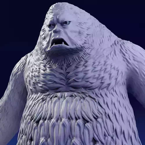 Bigfoot 3D Print Model sasquatch 3D print model