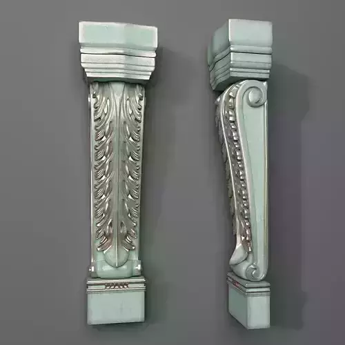 Column-02 pair of ornate columns