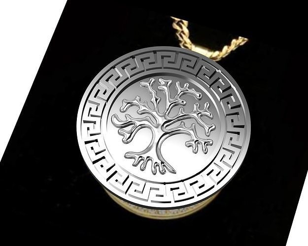Tree Of Life Pendant 3D print model
