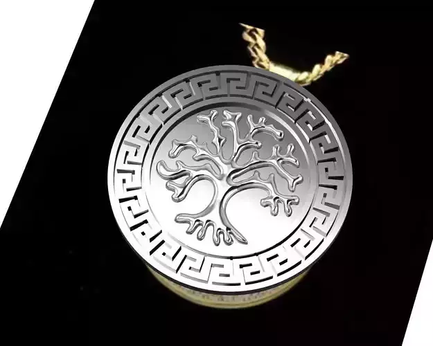 Tree Of Life Pendant 3D print model