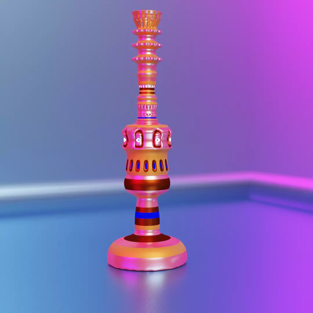 HUBBLE BUBBLE 3D print model_0