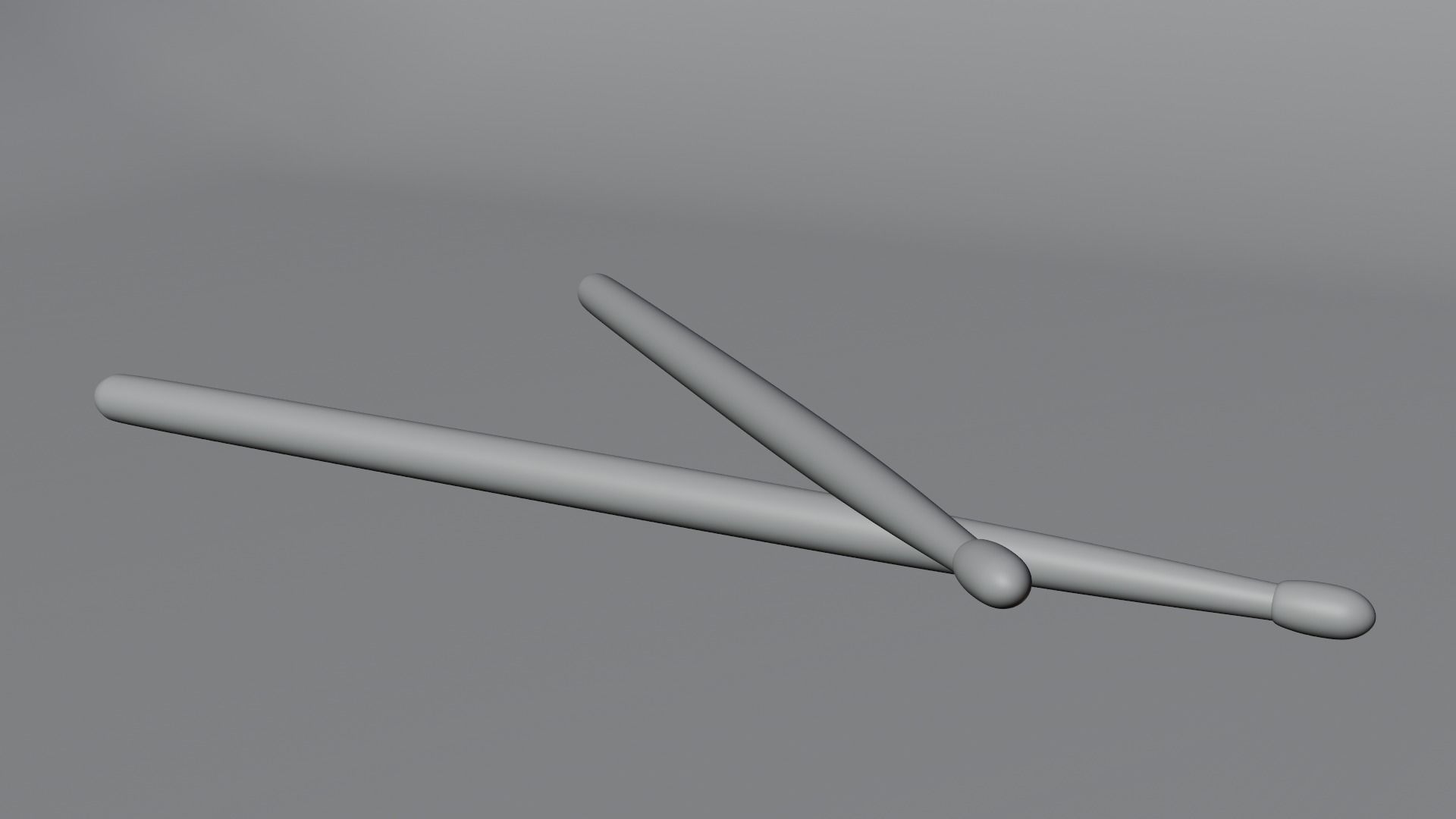 drumstick low poly pair of wooden drumsticks Low-poly 3D model_6