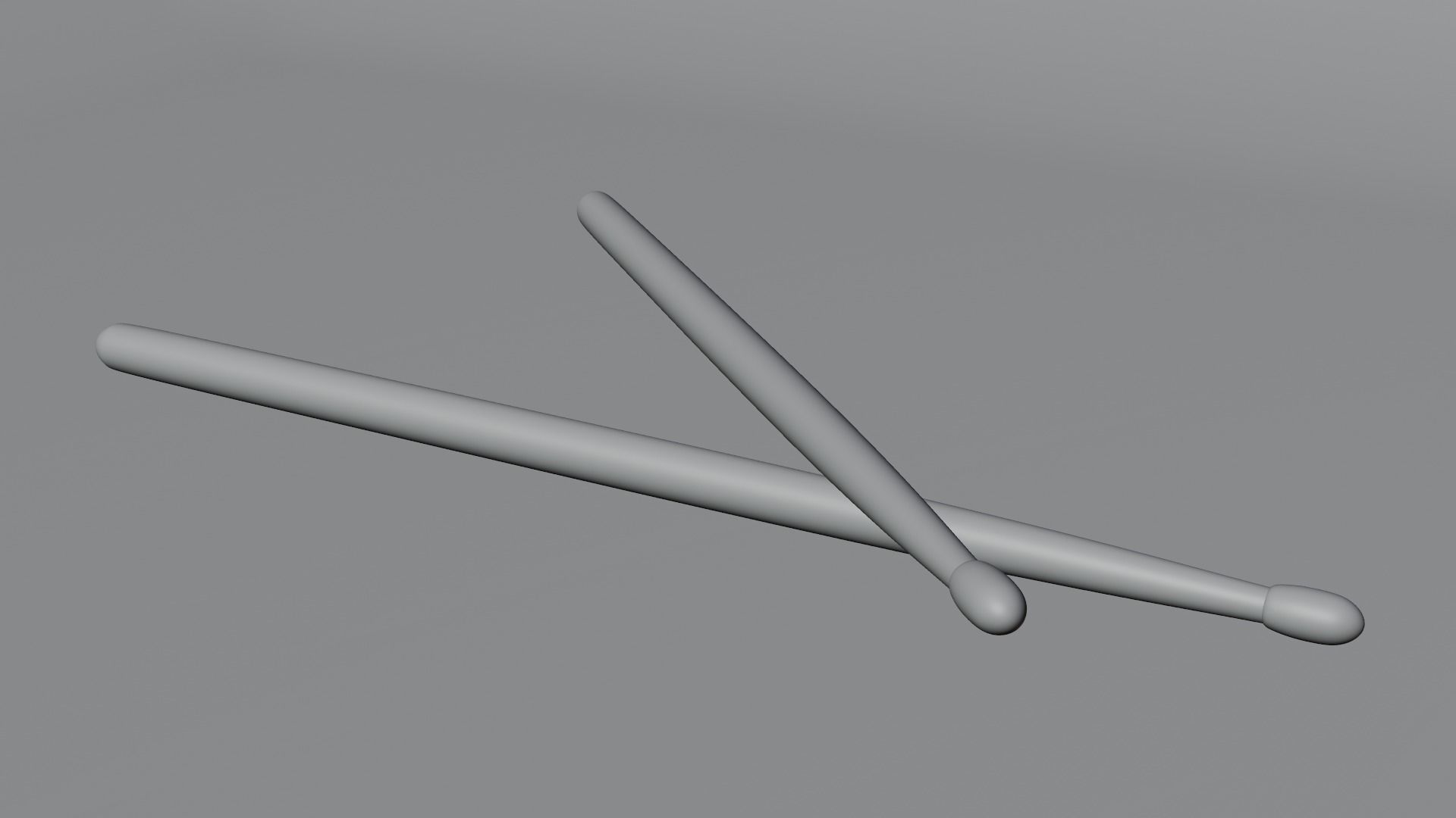 drumstick low poly pair of wooden drumsticks Low-poly 3D model_10