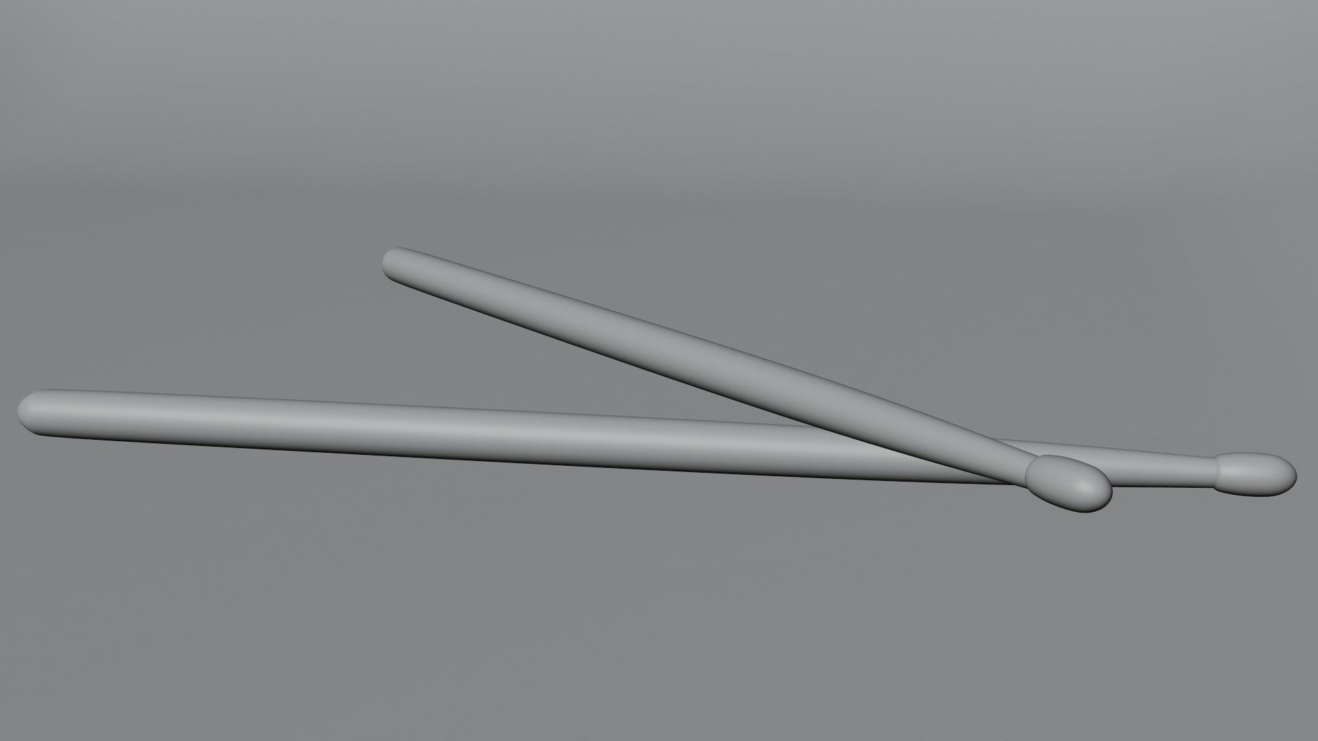 drumstick low poly pair of wooden drumsticks Low-poly 3D model_7