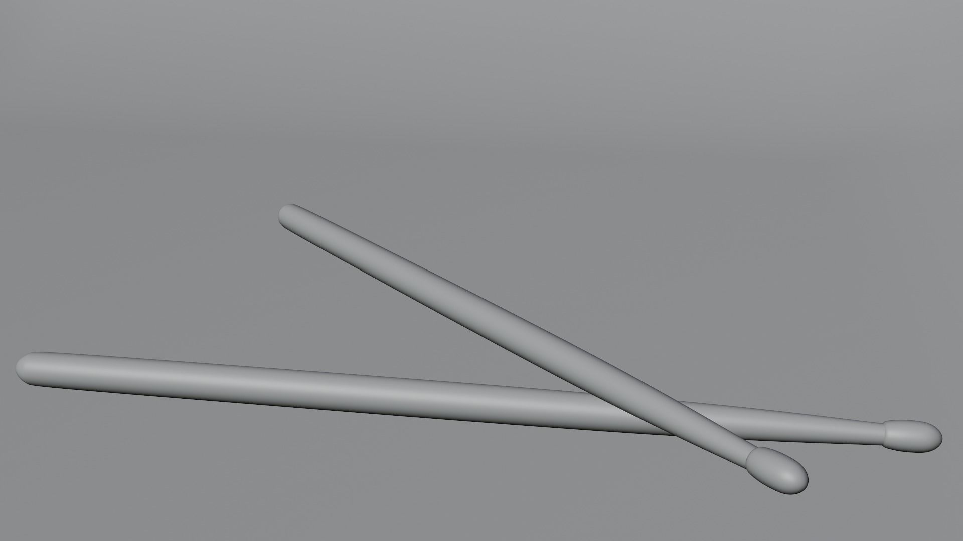 drumstick low poly pair of wooden drumsticks Low-poly 3D model_11