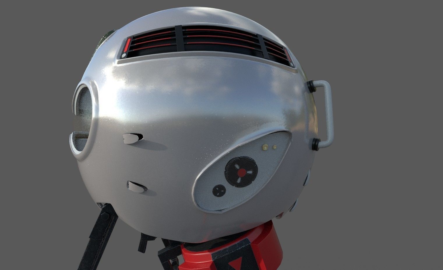 Minion Robo Low-poly 3D model_7