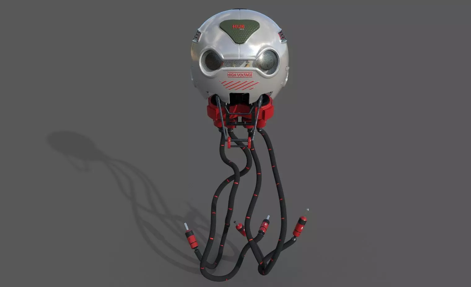 Minion Robo Low-poly 3D model_0
