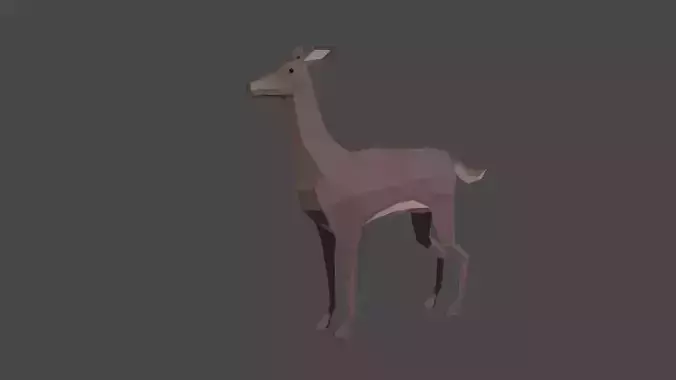 Deer Low Poly