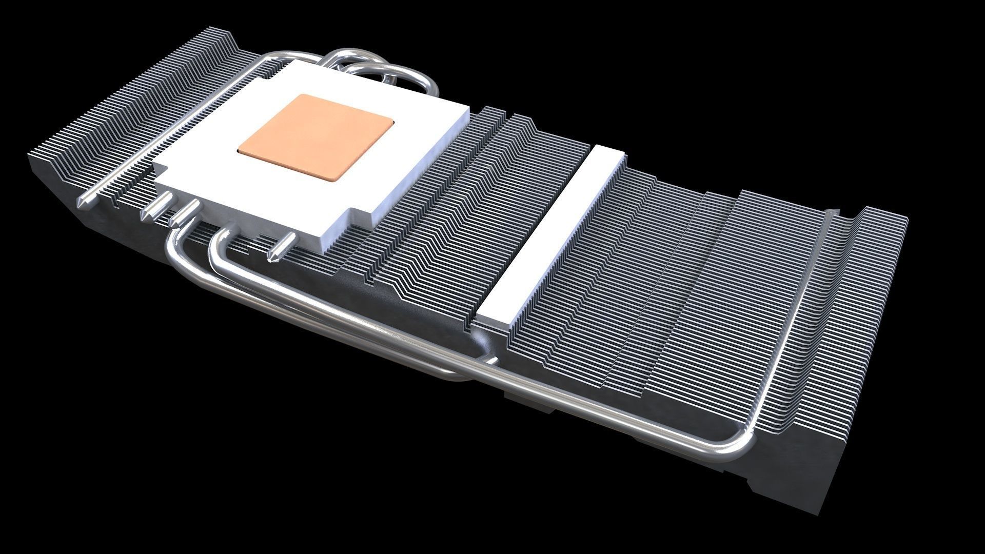 RX580 SAPPHIRE NITRO PLUS BLUE EDITION 3D model_11