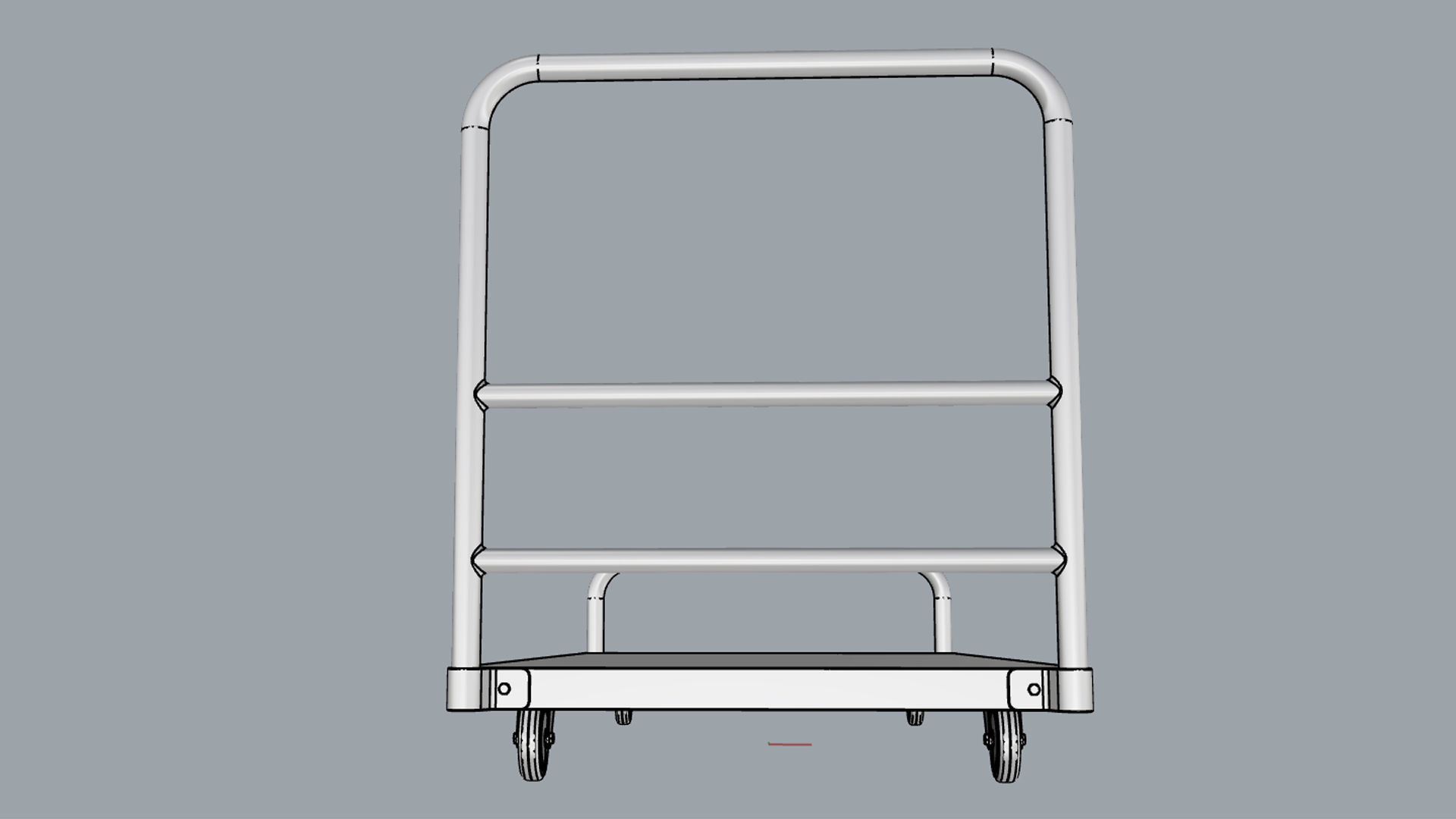 Generic Cart Heavy Duty Transport 01 3D model_15