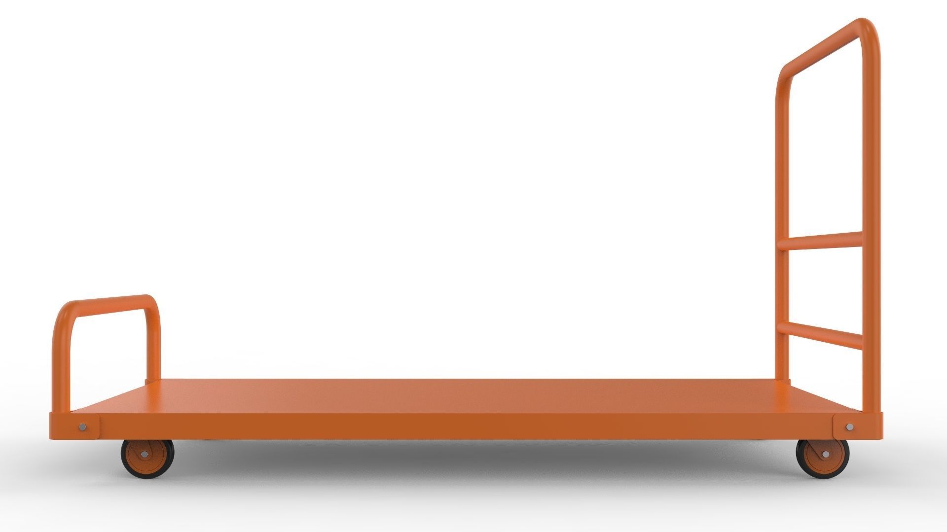 Generic Cart Heavy Duty Transport 01 3D model_6