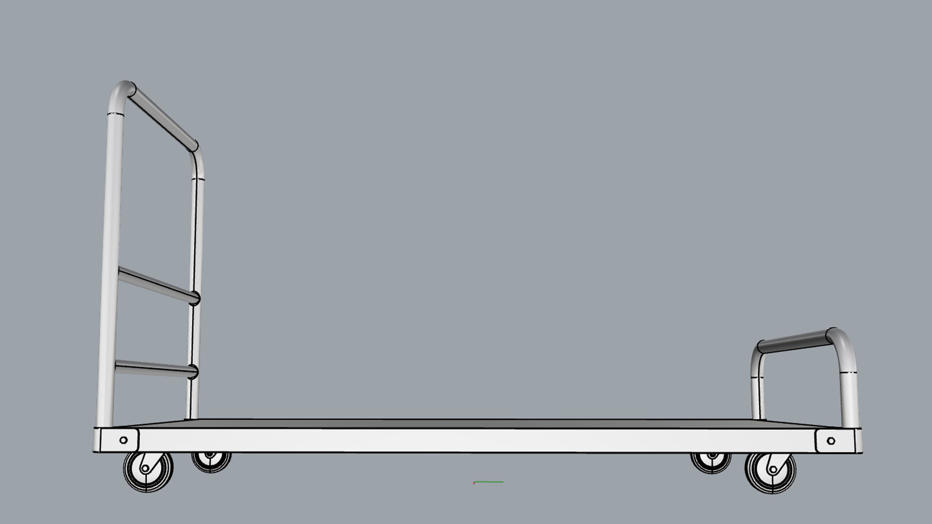 Generic Cart Heavy Duty Transport 01 3D model_16