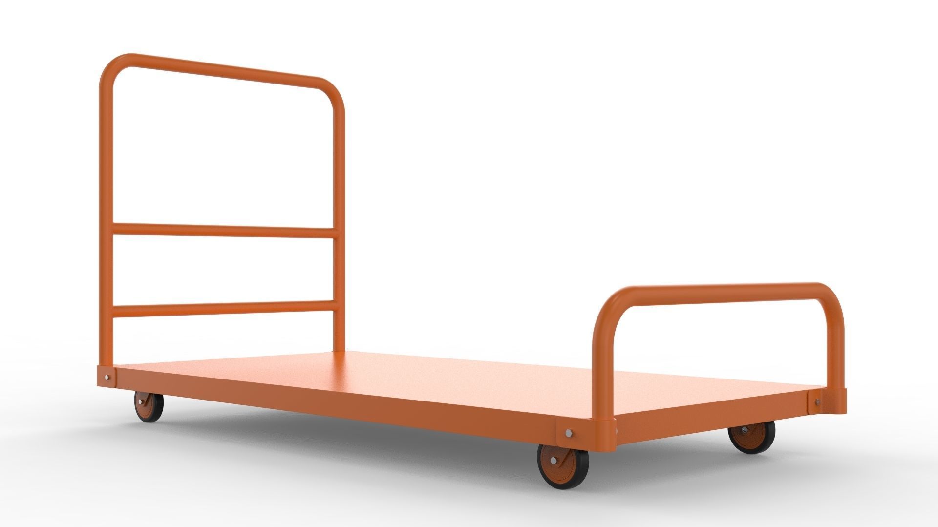 Generic Cart Heavy Duty Transport 01 3D model_11