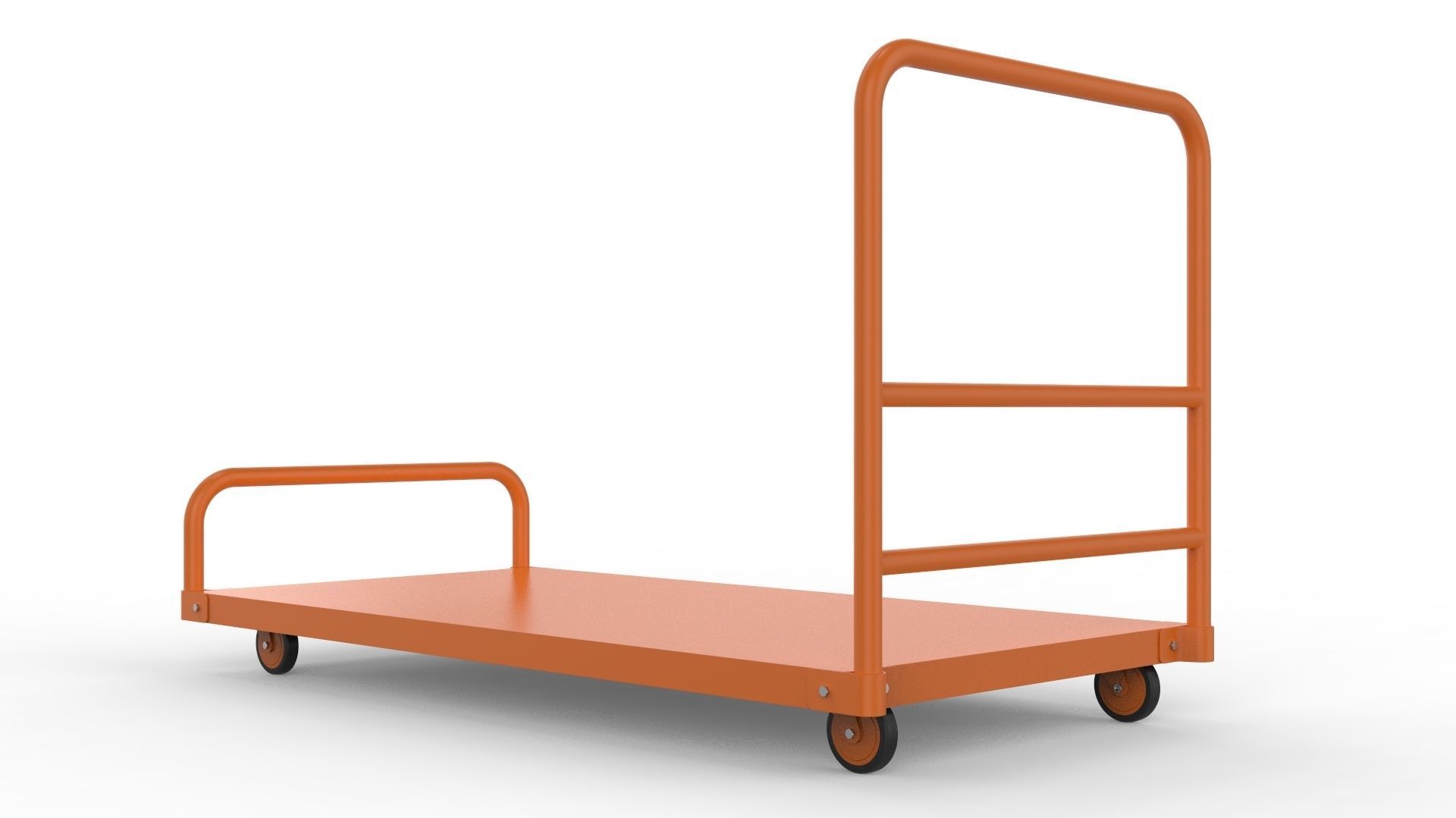 Generic Cart Heavy Duty Transport 01 3D model_7