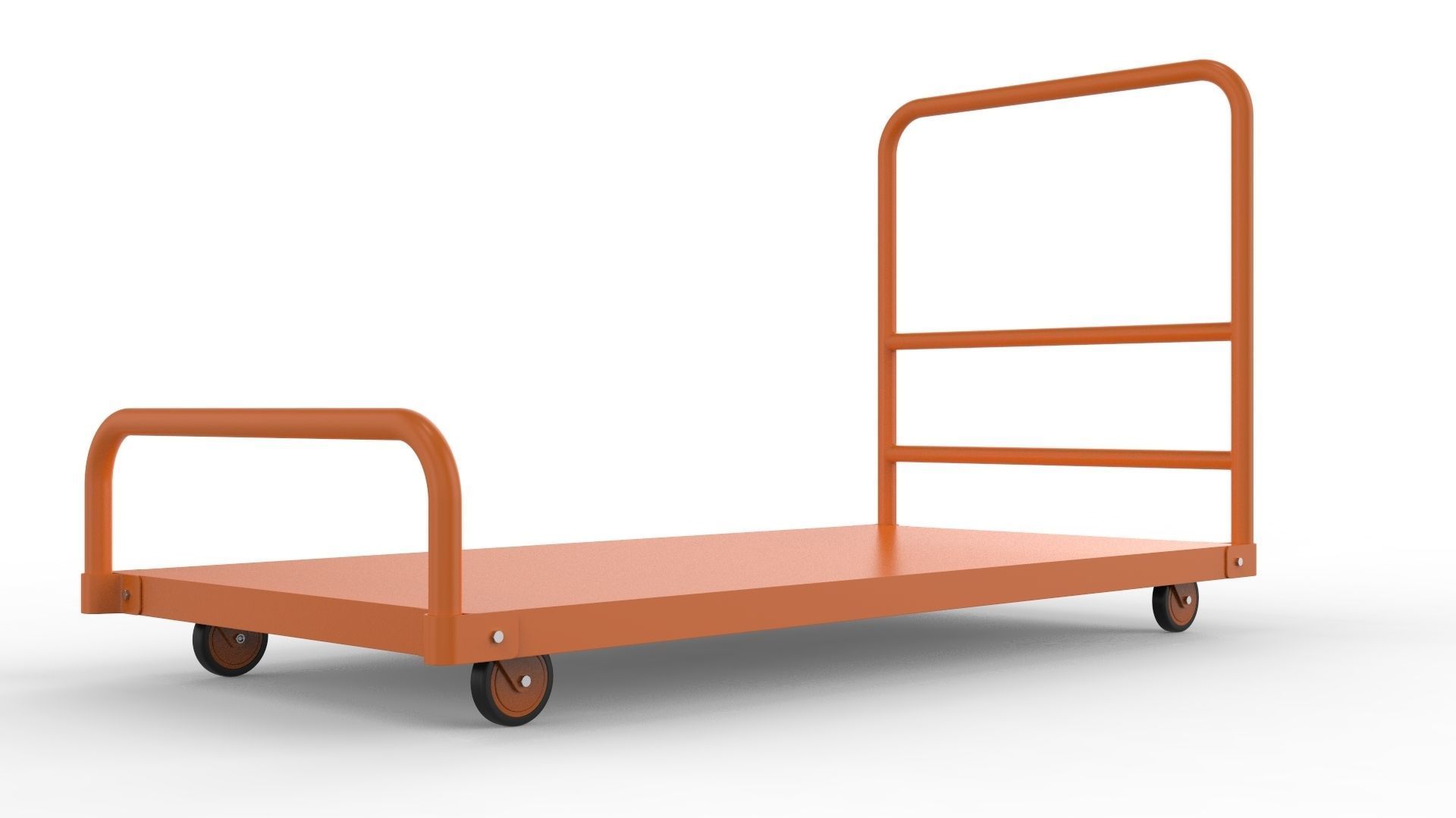 Generic Cart Heavy Duty Transport 01 3D model_5