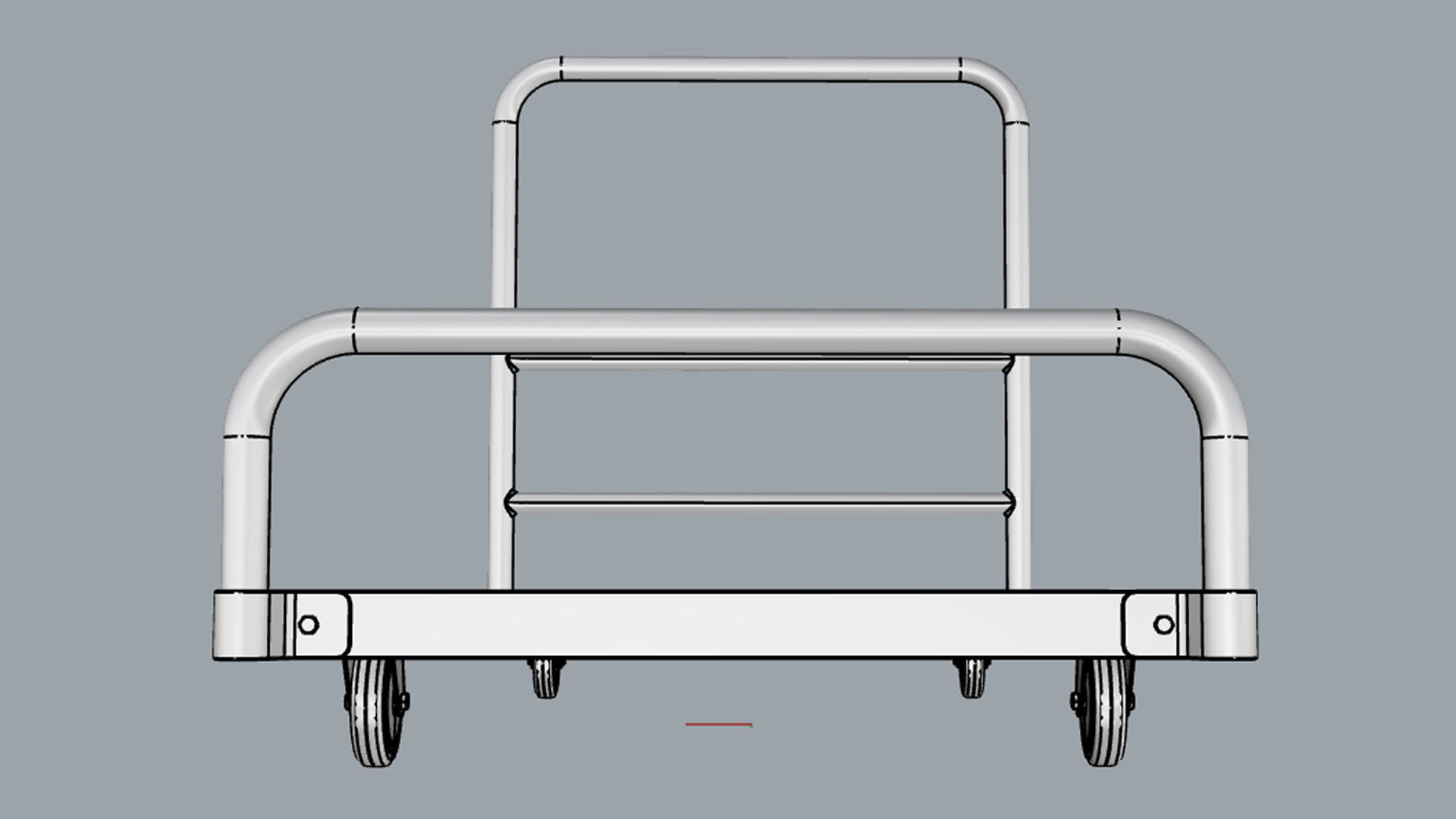 Generic Cart Heavy Duty Transport 01 3D model_13
