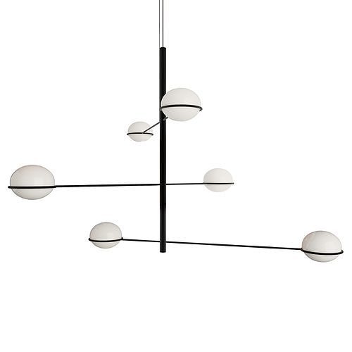 LEDS C4  COCO CHANDELIER 3D model