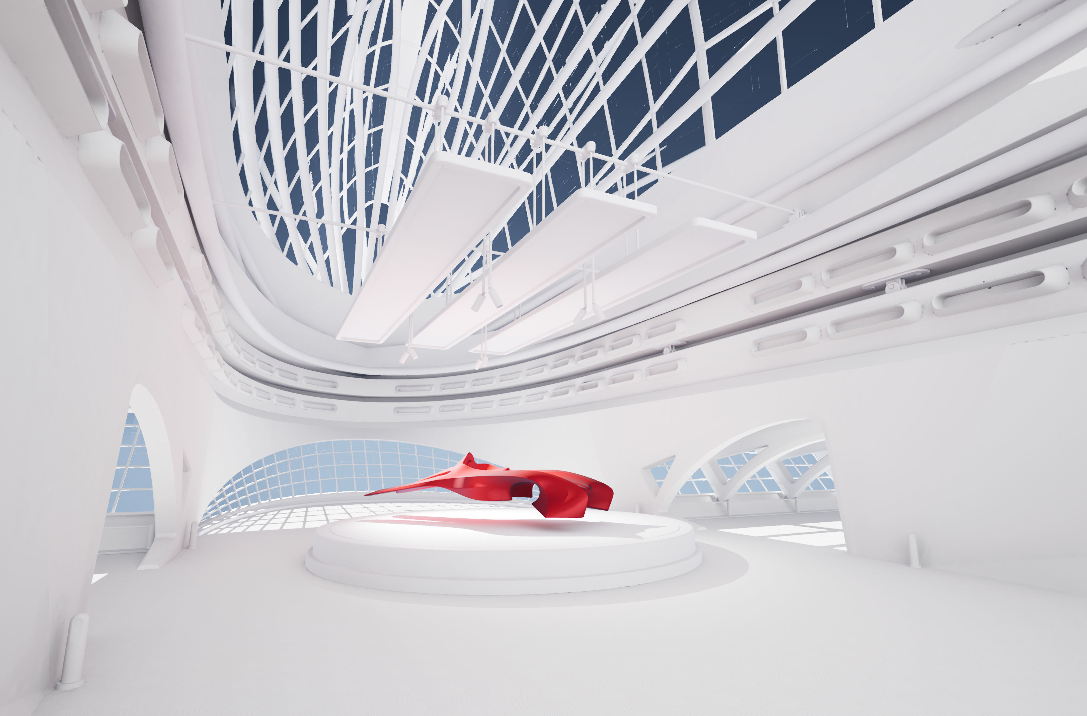 Art Museum Low-poly 3D model Low-poly 3D model_12