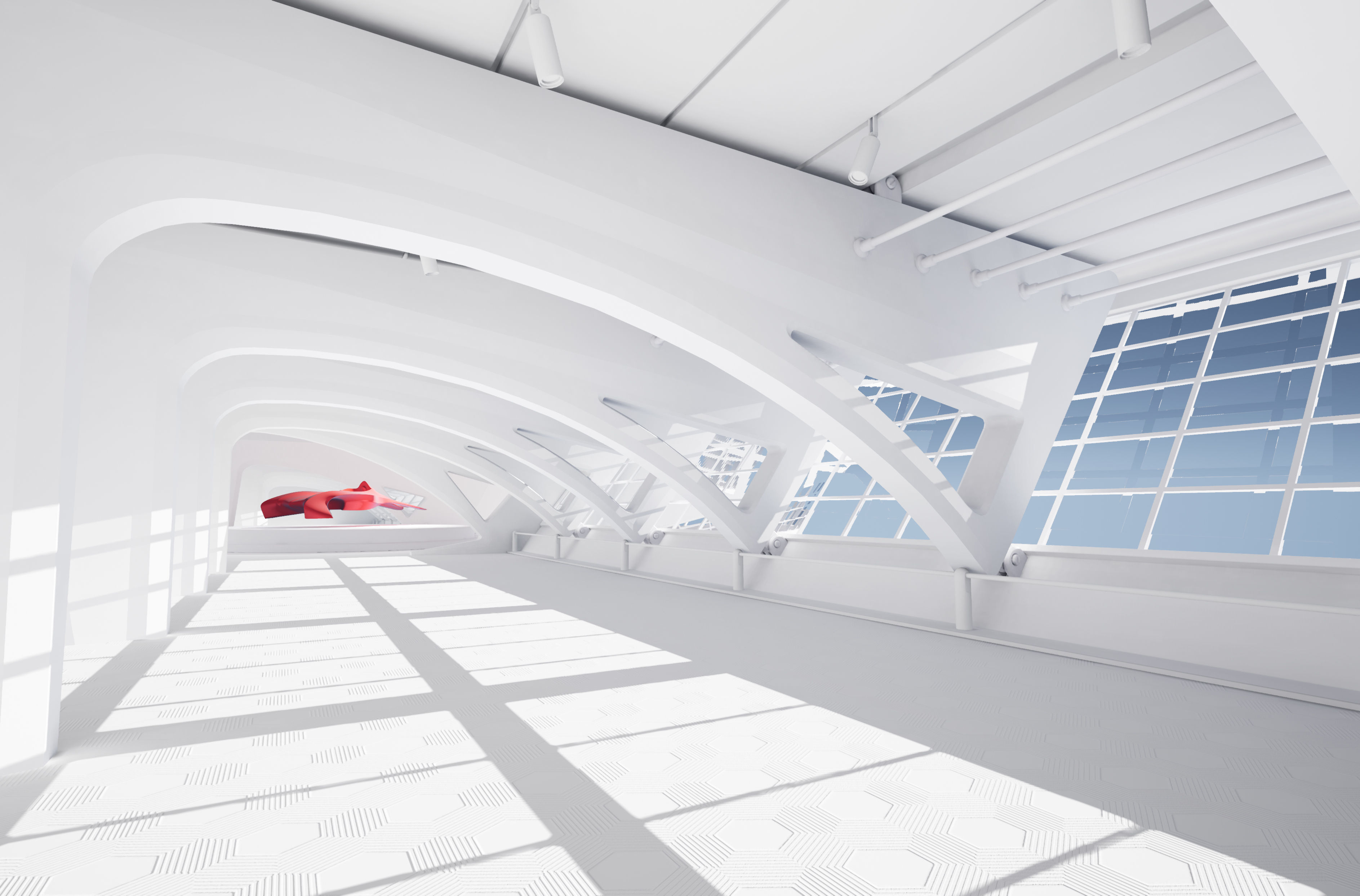 Art Museum Low-poly 3D model Low-poly 3D model_1