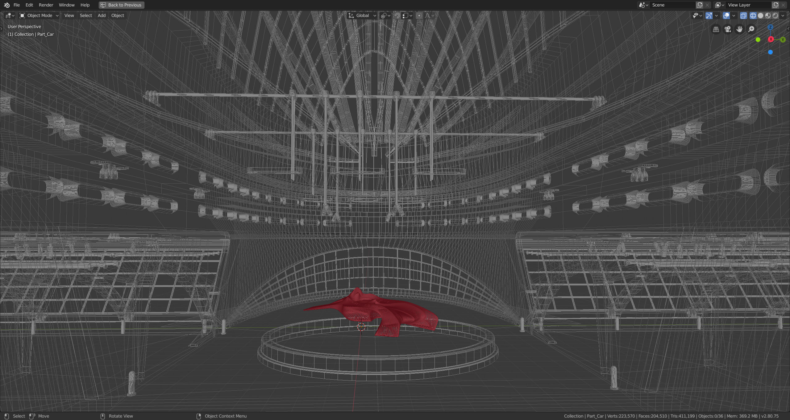 Art Museum Low-poly 3D model Low-poly 3D model_6