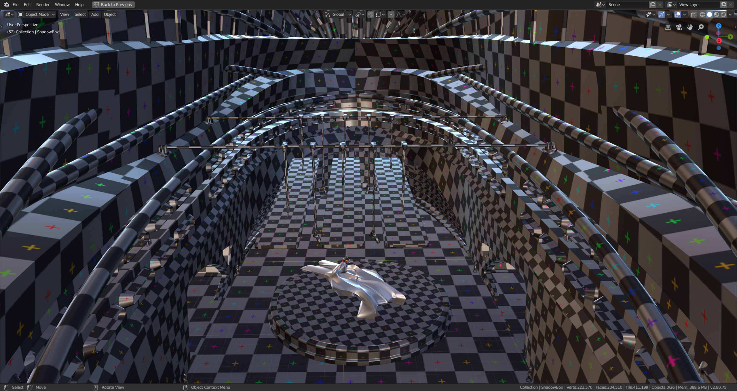 Art Museum Low-poly 3D model Low-poly 3D model_20
