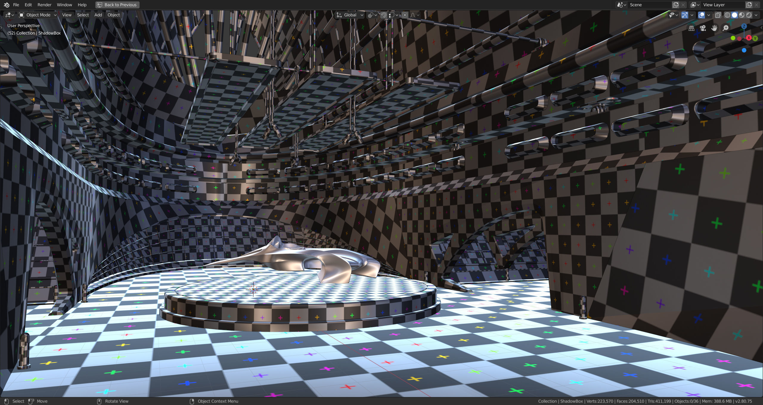 Art Museum Low-poly 3D model Low-poly 3D model_7