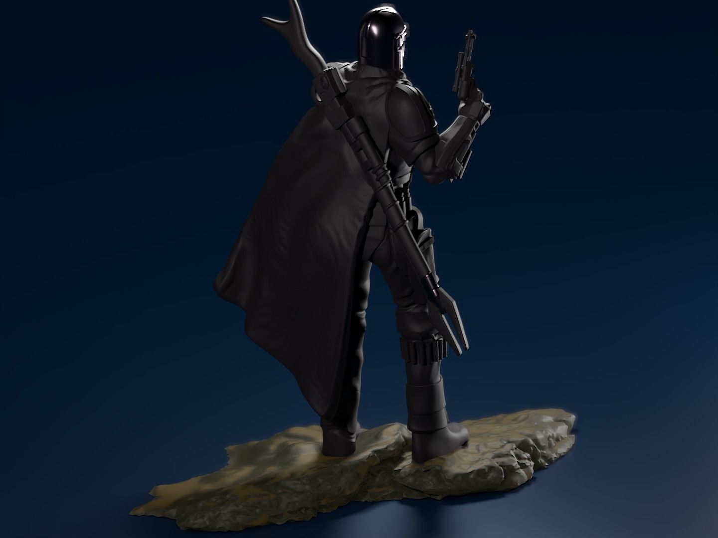 BABY YODA and The MANDALORIAN - 3D Print 3D print model_28