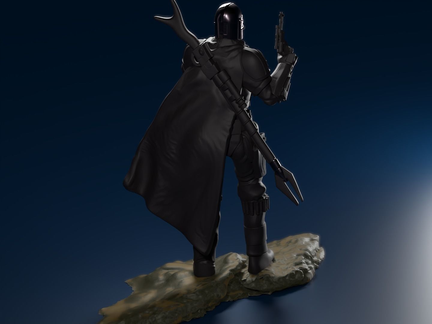 BABY YODA and The MANDALORIAN - 3D Print 3D print model_8