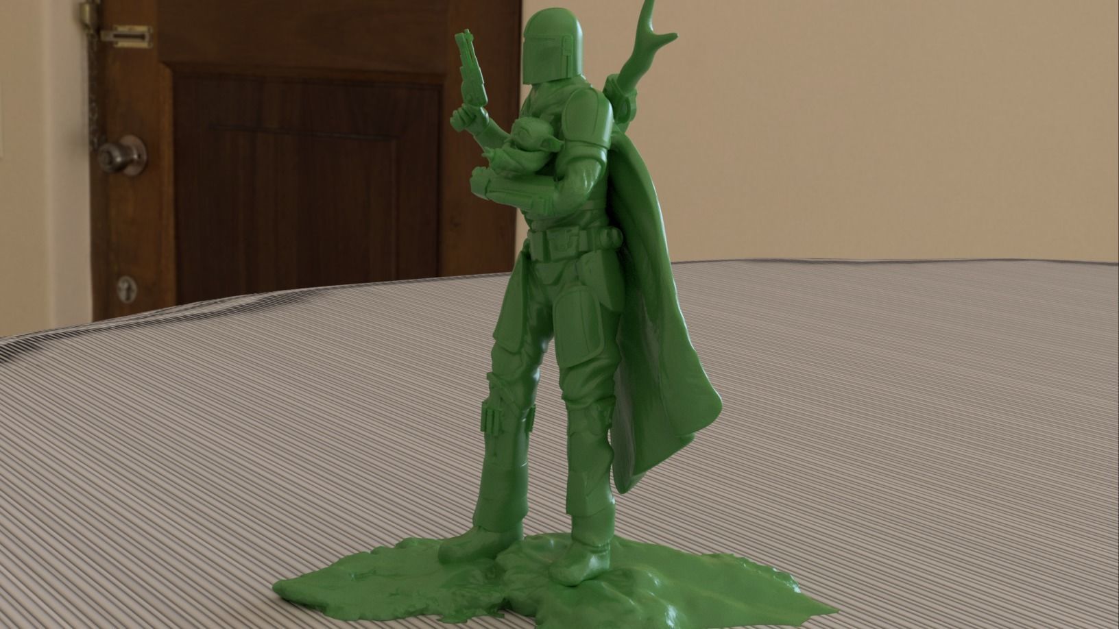 BABY YODA and The MANDALORIAN - 3D Print 3D print model_11