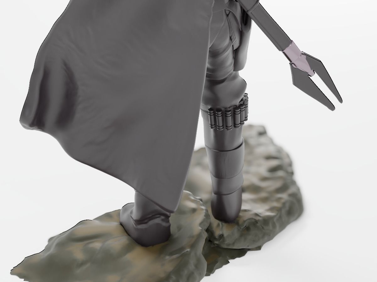 BABY YODA and The MANDALORIAN - 3D Print 3D print model_15