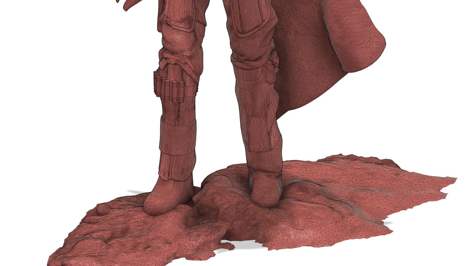 BABY YODA and The MANDALORIAN - 3D Print 3D print model_13