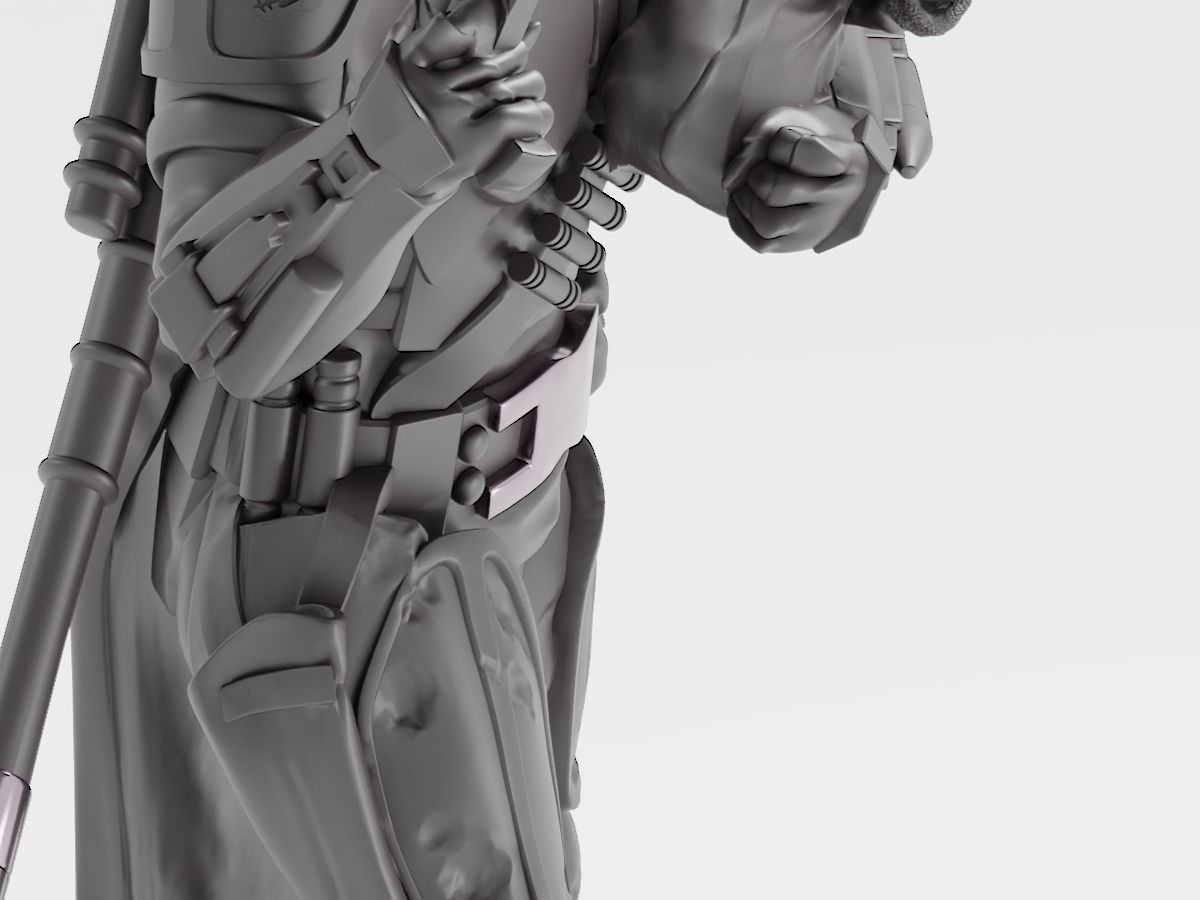 BABY YODA and The MANDALORIAN - 3D Print 3D print model_18