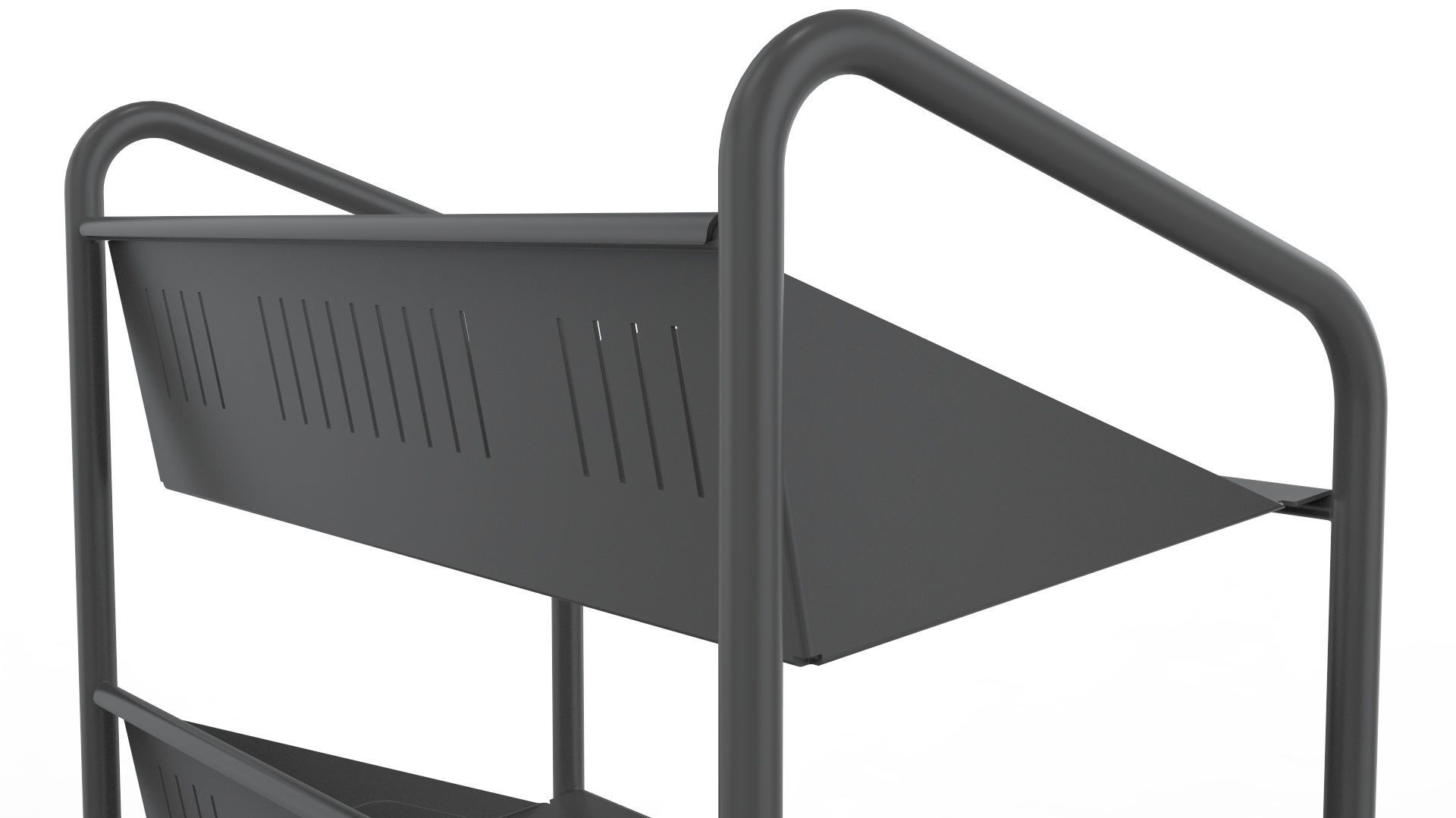 Generic Cart Library Transport 03 3D model_2