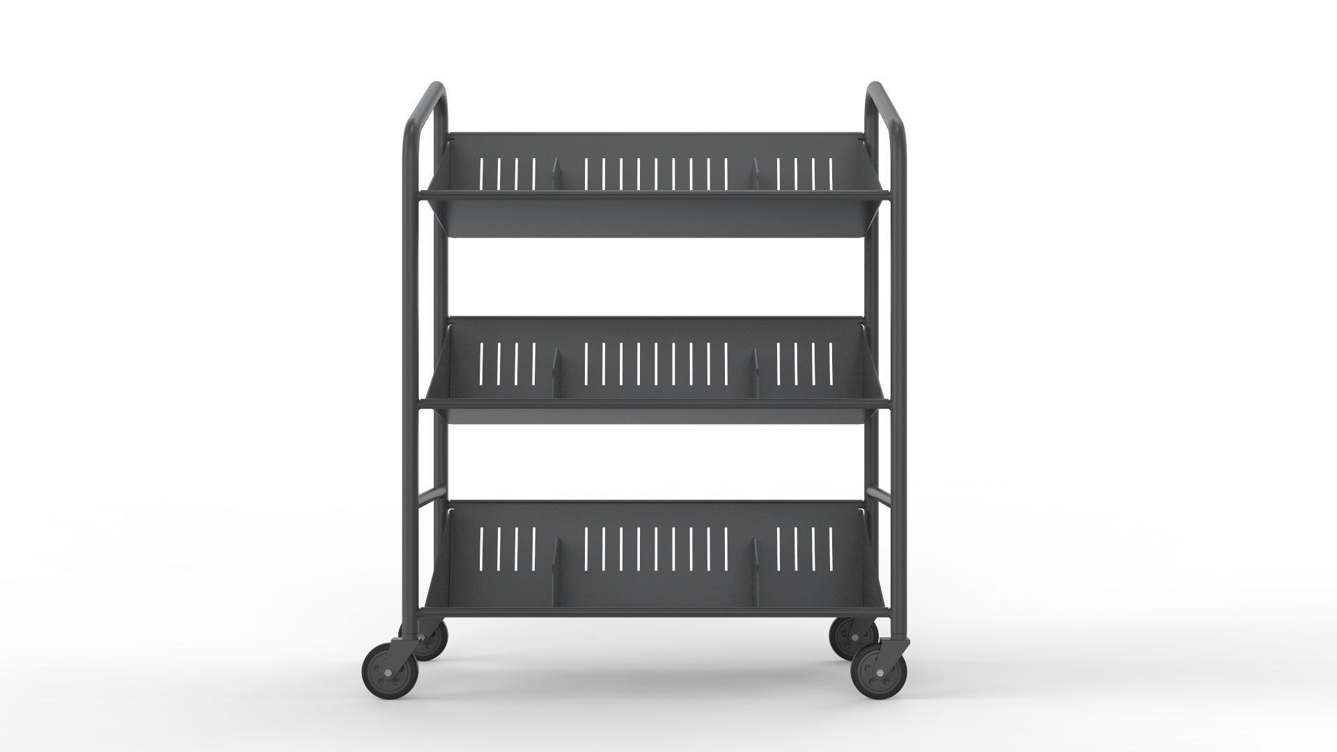 Generic Cart Library Transport 03 3D model_10