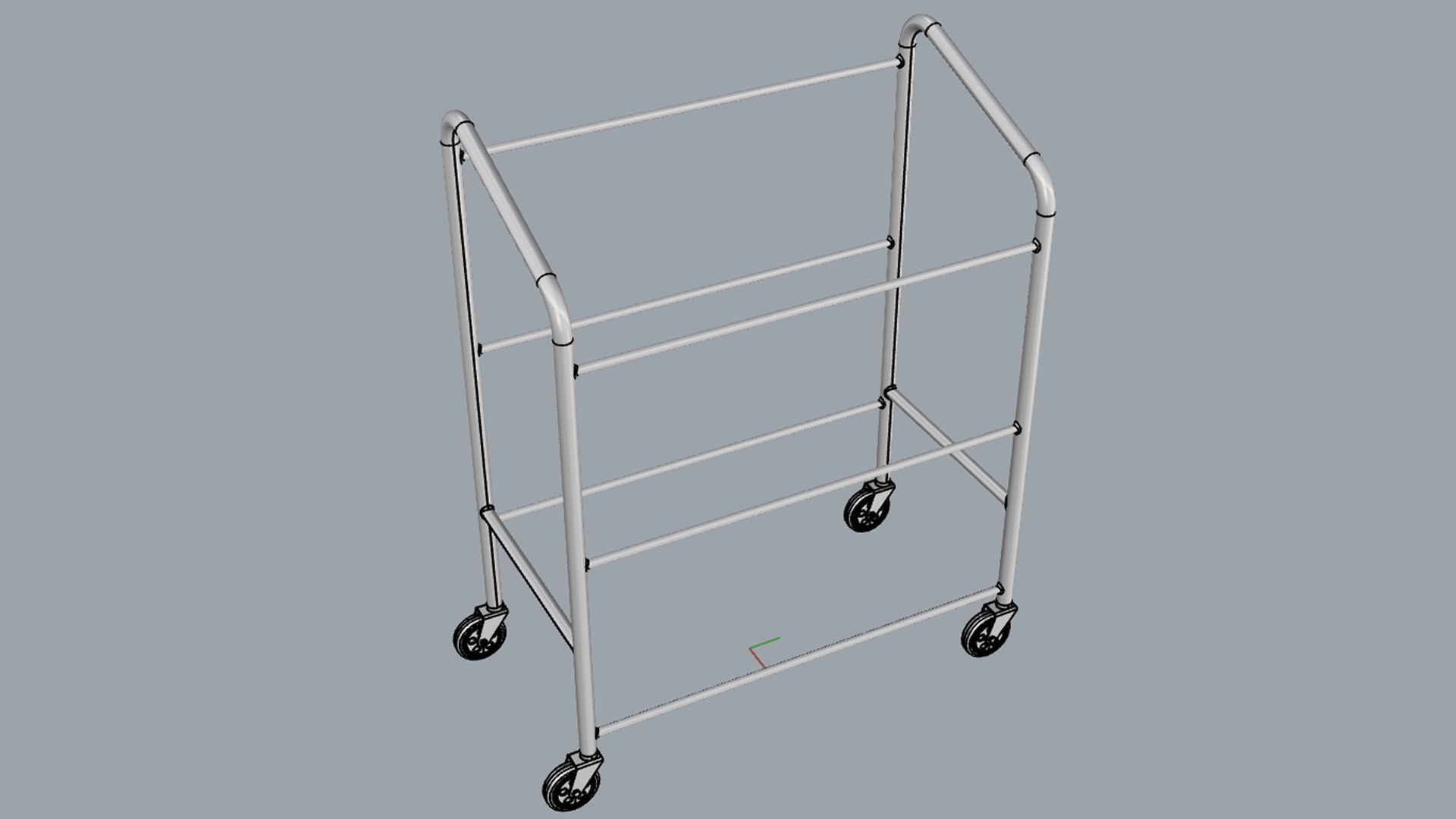 Generic Cart Library Transport 03 3D model_19