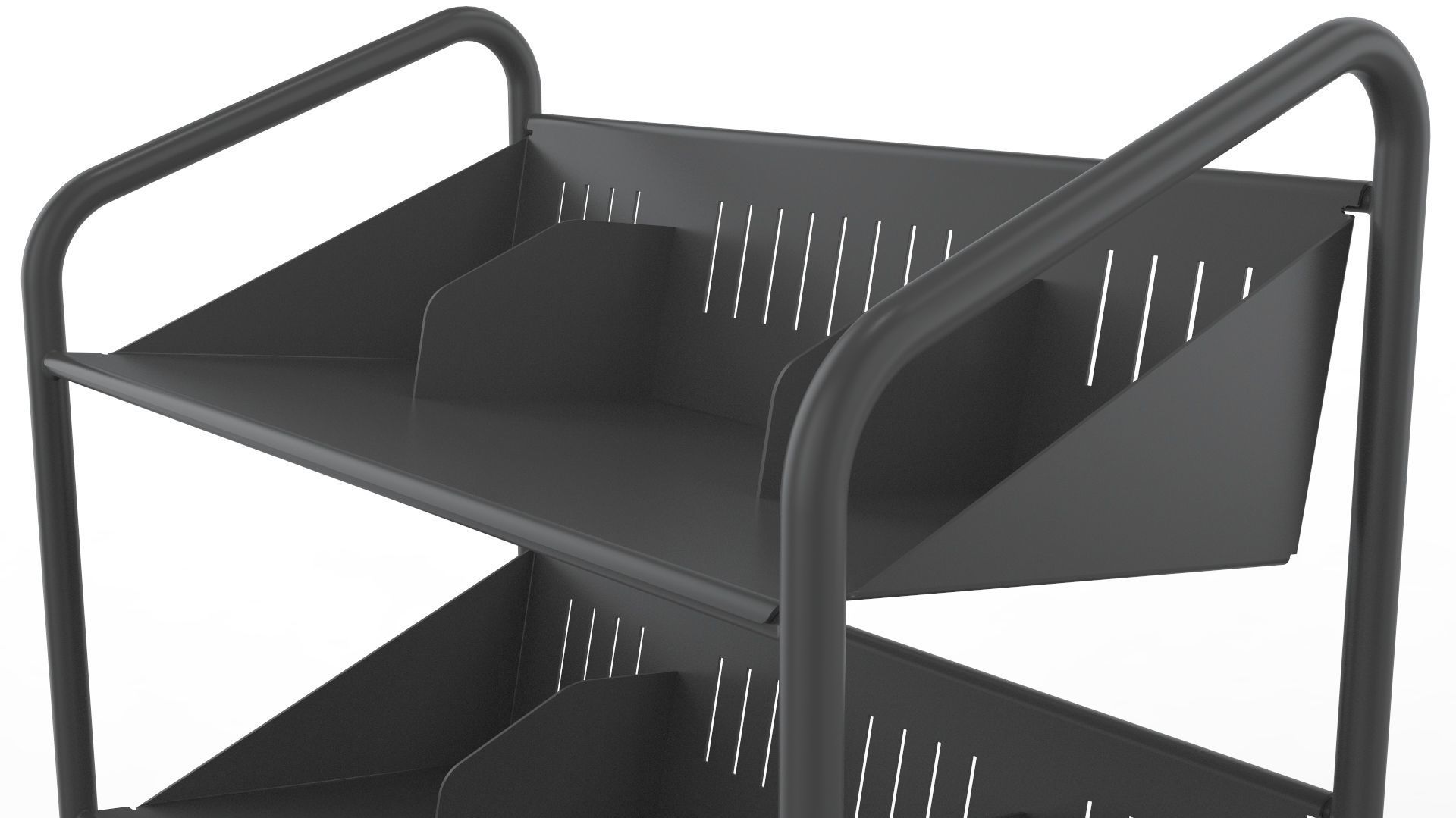 Generic Cart Library Transport 03 3D model_1