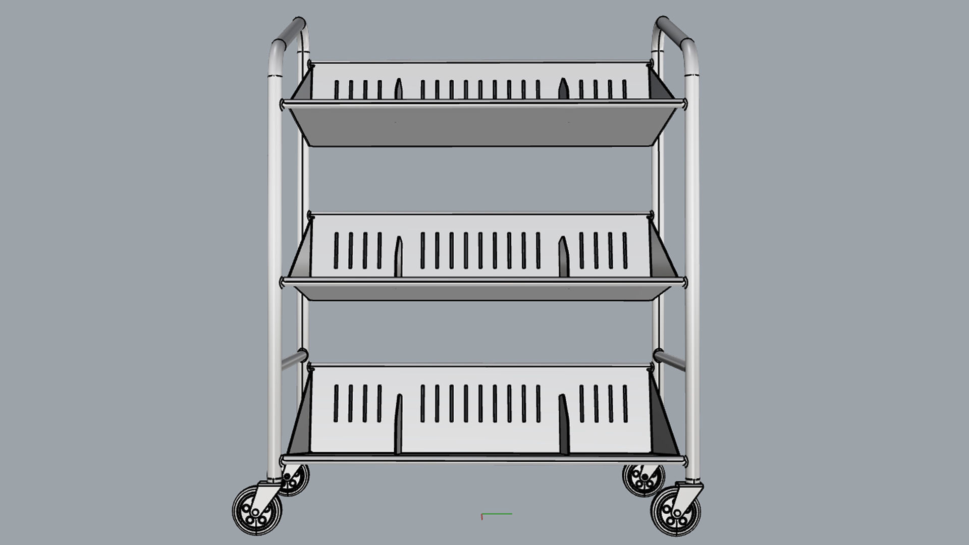 Generic Cart Library Transport 03 3D model_16