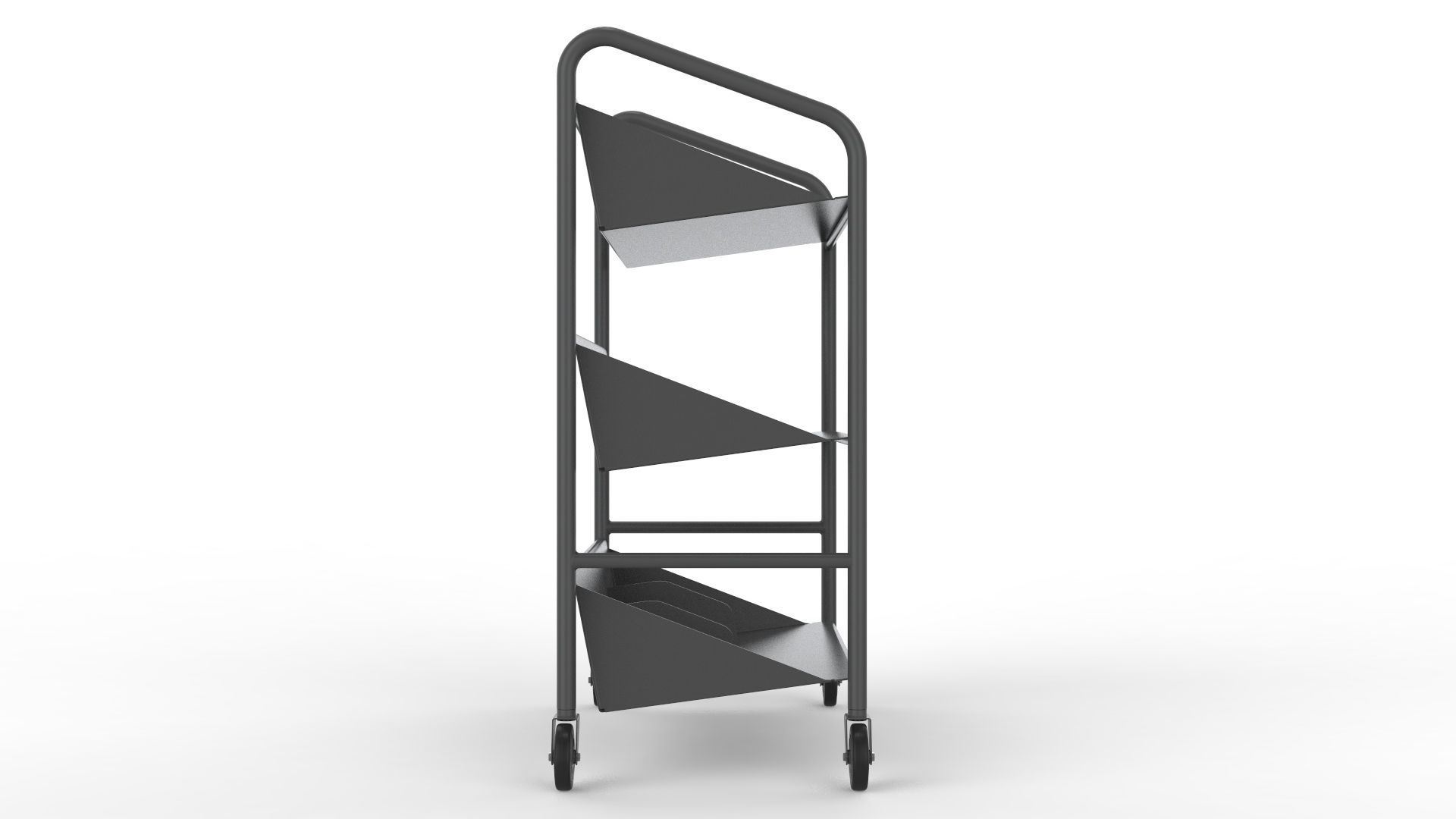 Generic Cart Library Transport 03 3D model_8