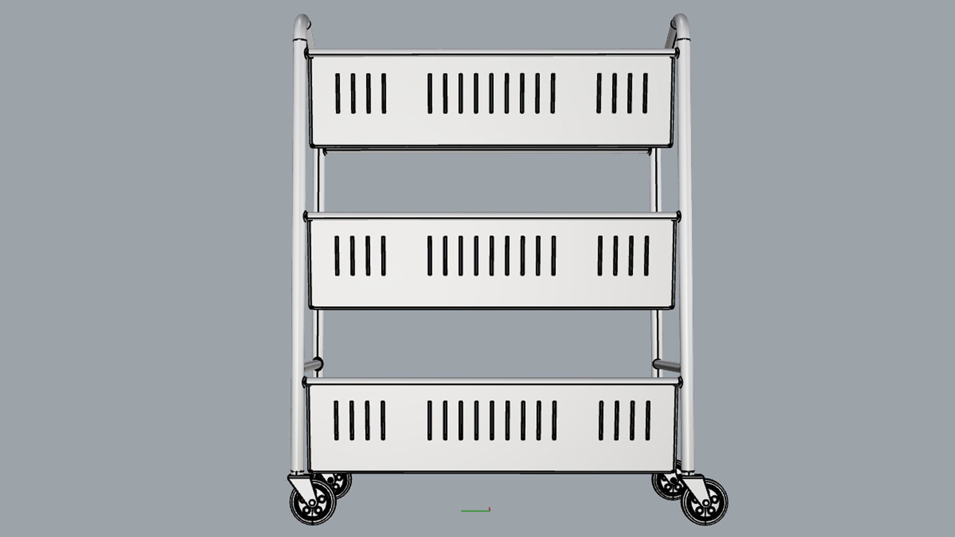 Generic Cart Library Transport 03 3D model_14