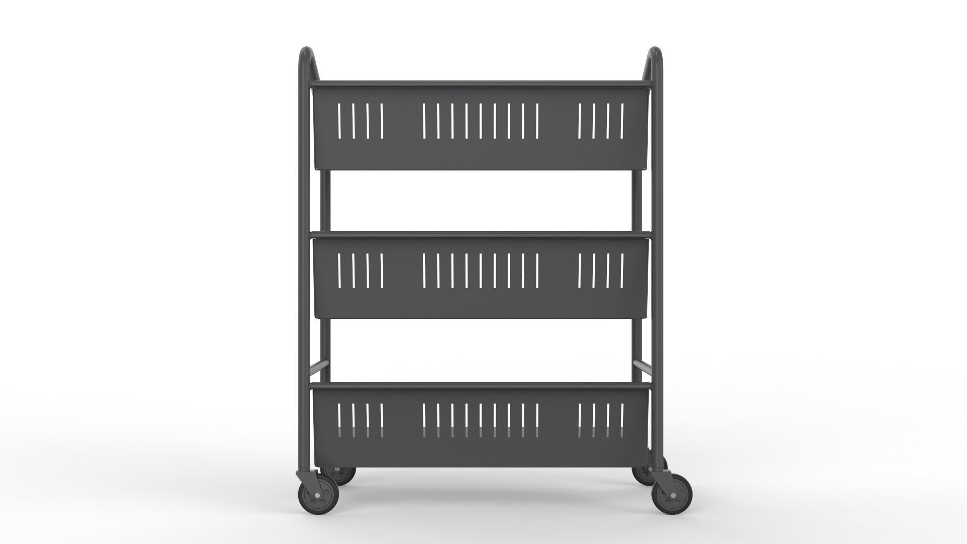 Generic Cart Library Transport 03 3D model_6