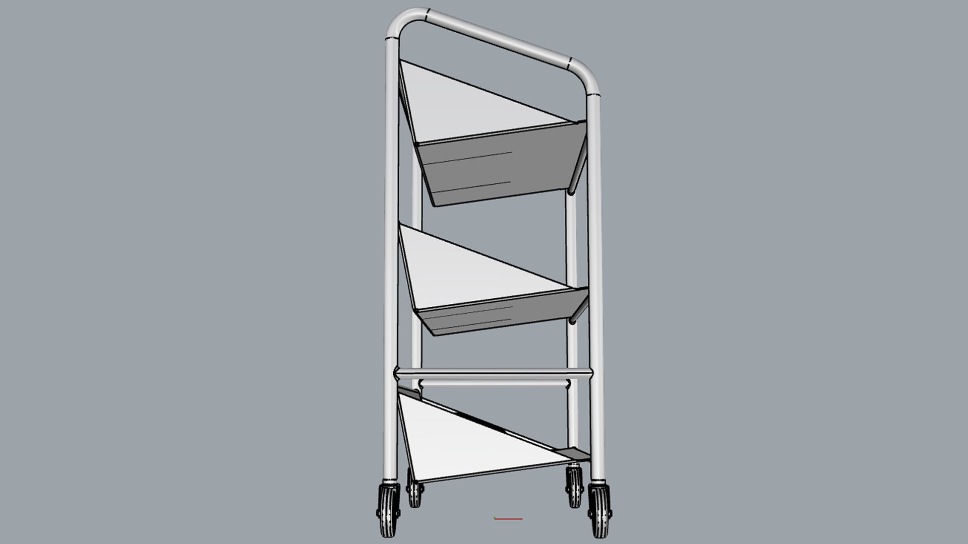 Generic Cart Library Transport 03 3D model_15