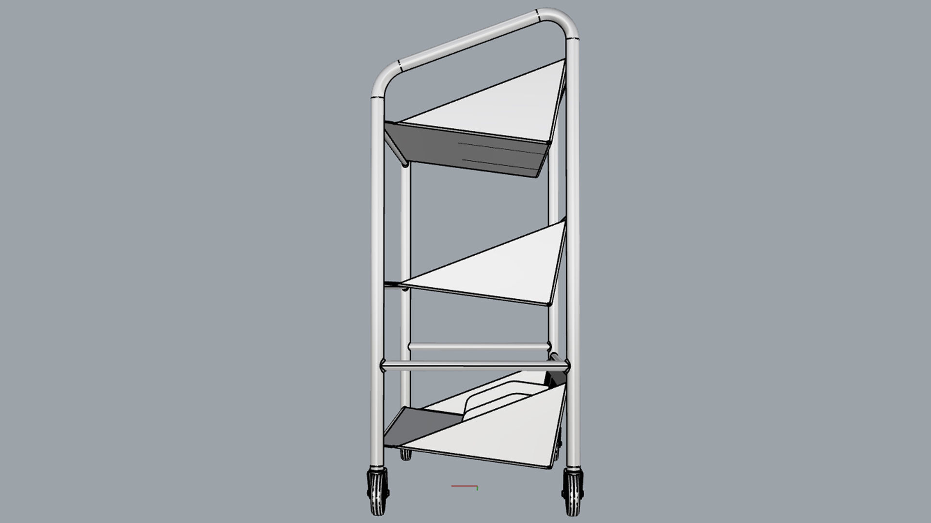 Generic Cart Library Transport 03 3D model_13