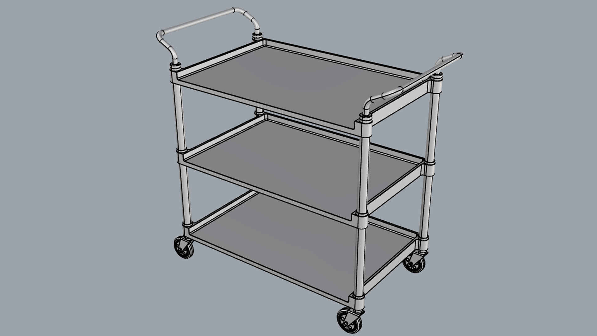 Generic Cart Transport Big 01 3D model_12