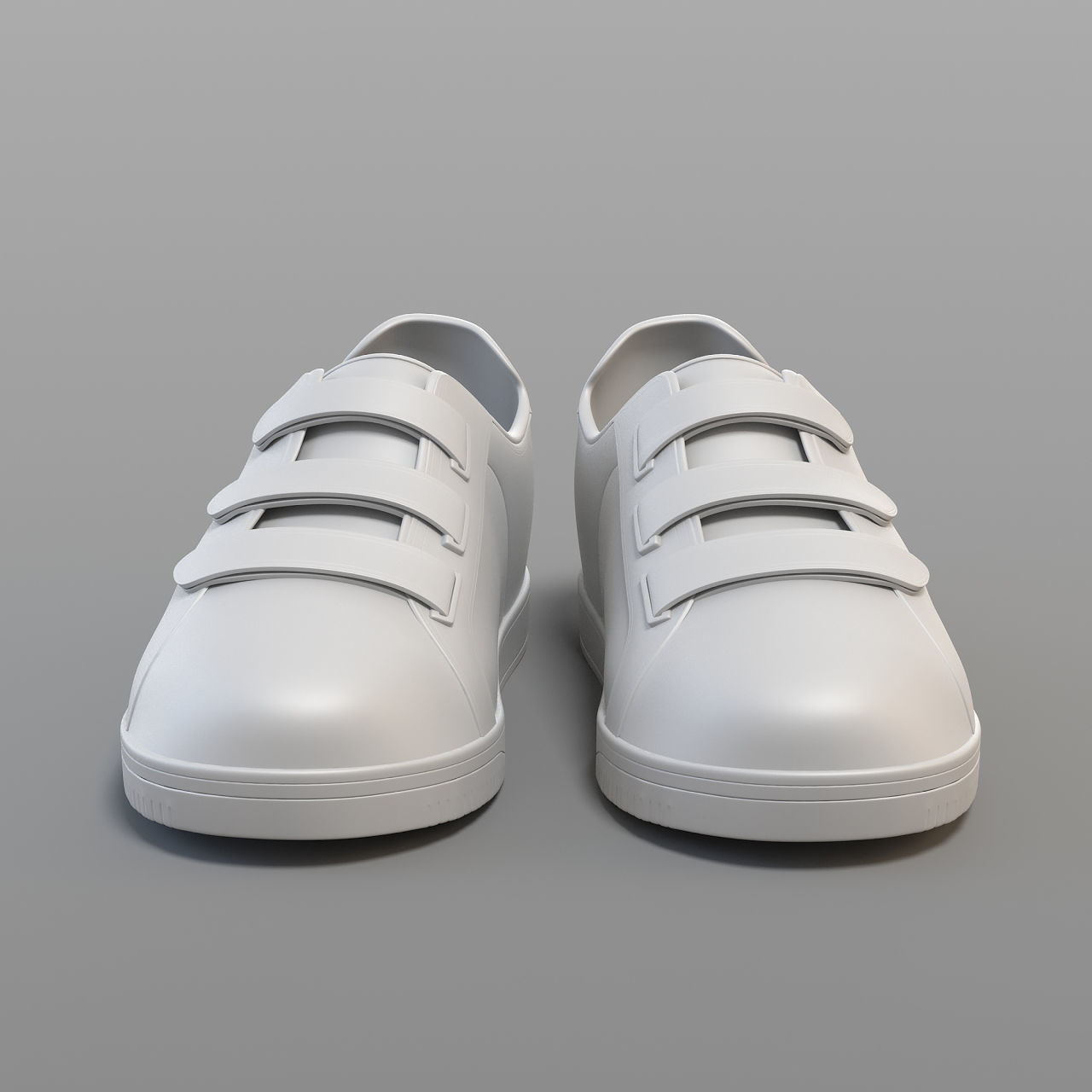 Cartoon Sport Shoes 3D model_1