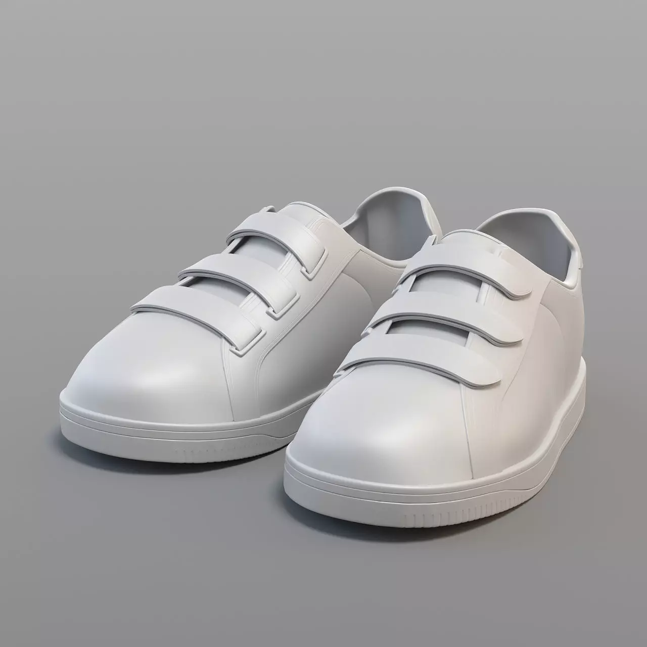 Cartoon Sport Shoes 3D model_0