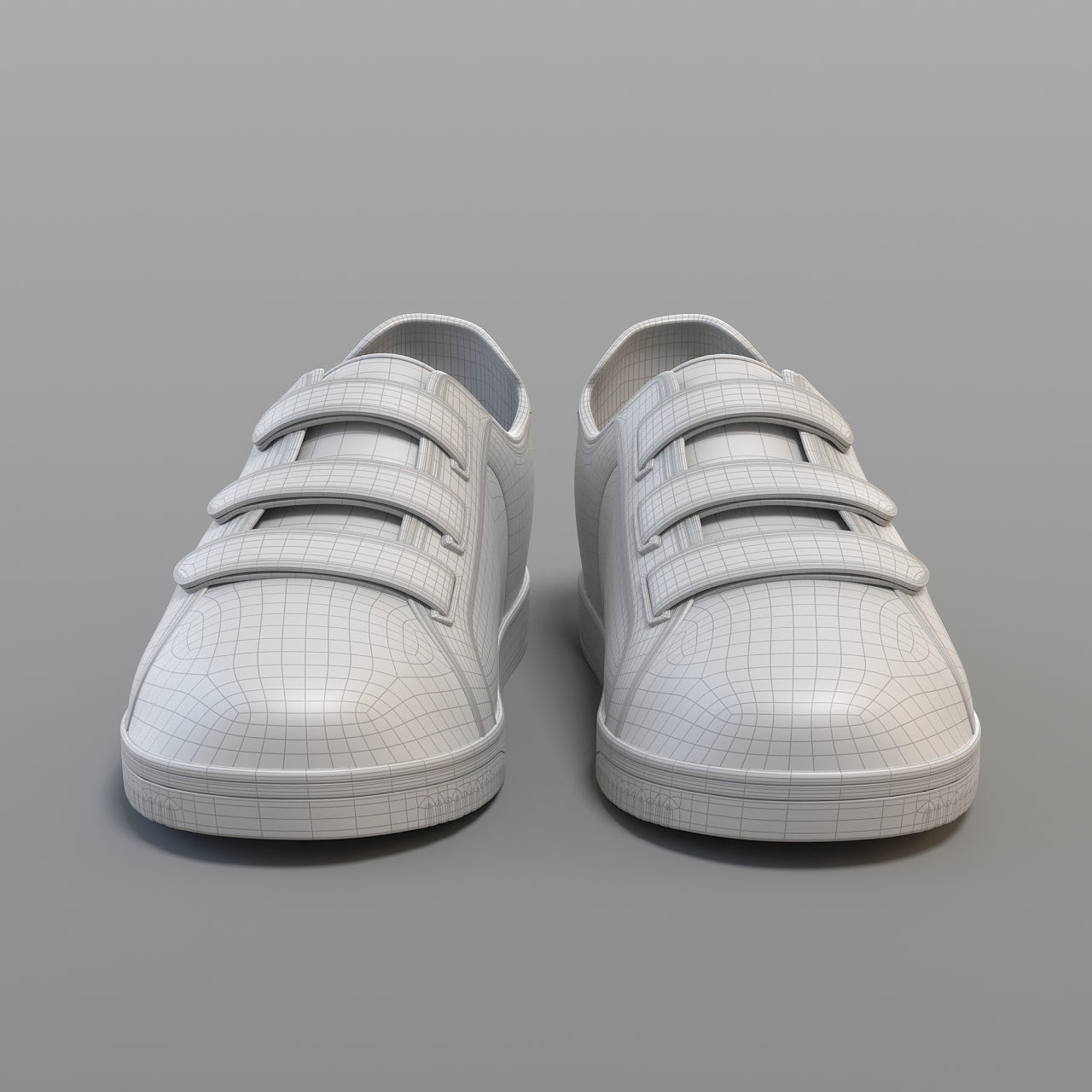 Cartoon Sport Shoes 3D model_4