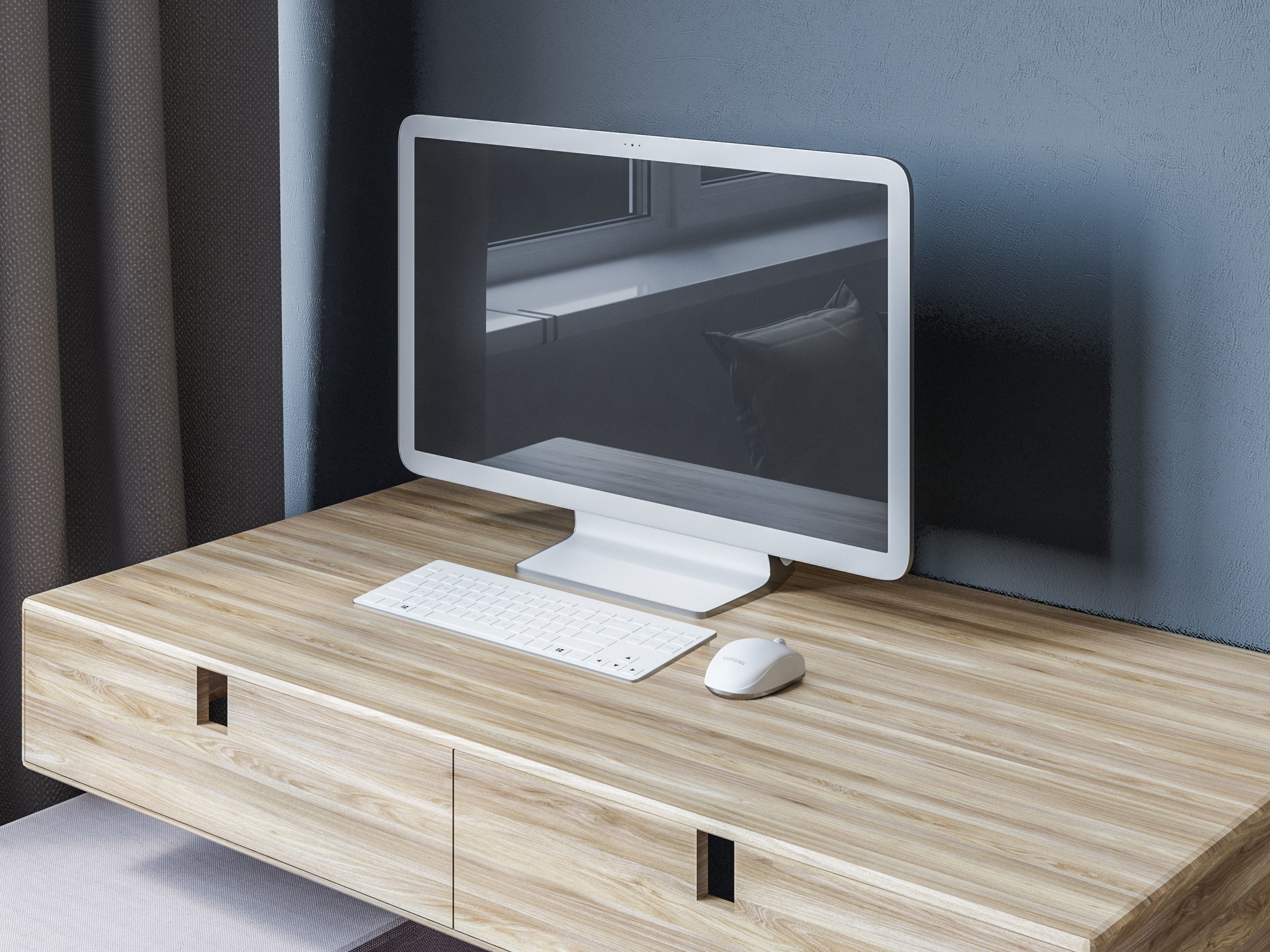 Bedroom Interior 3D model_12